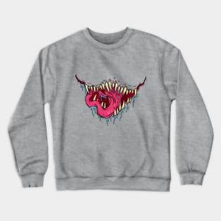 So Many Snacks Pink Venom Eddie Brock Mask Crewneck Sweatshirt